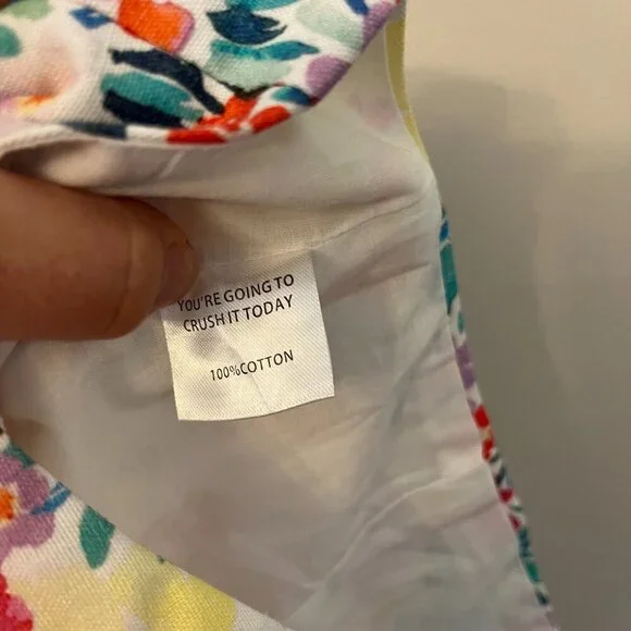 Yllw The Label Floral Crop Top - Size Smal NWT - Picture 5 of 5